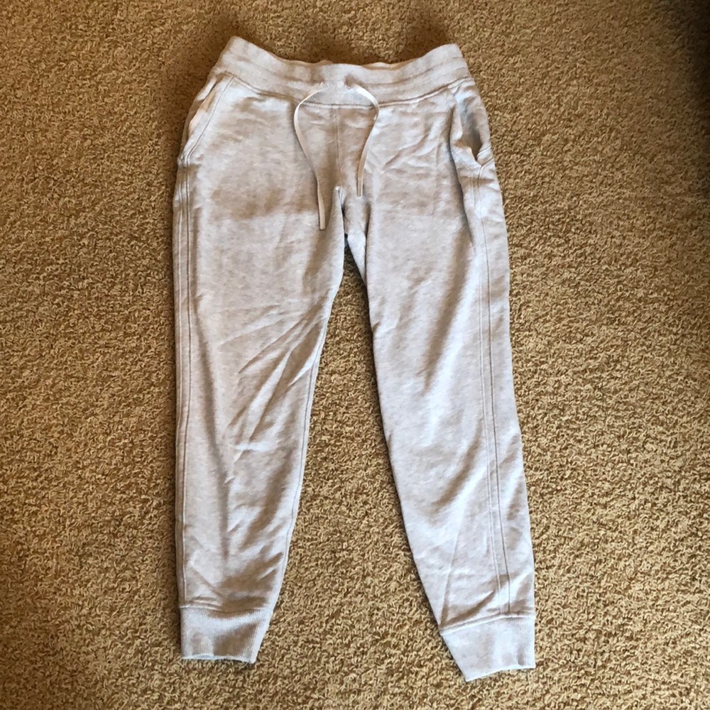 lululemon, light gray, size 8